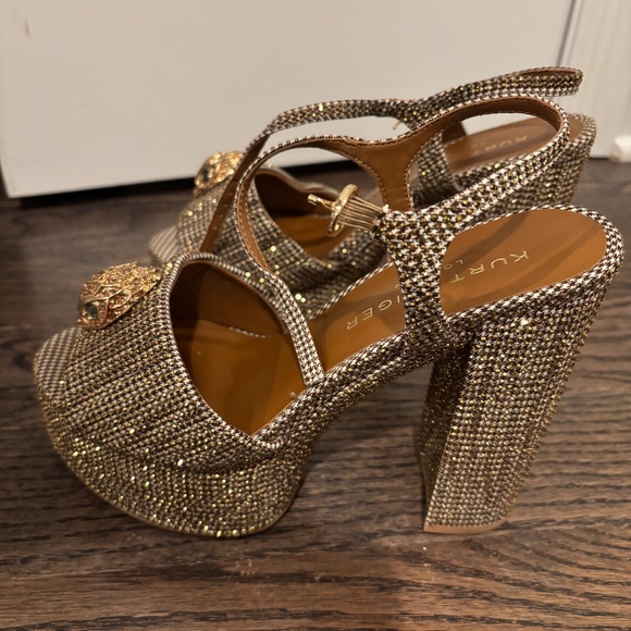 Kurt Geiger London Kensington Glitz Platform Sandals - Picture 3 of 5